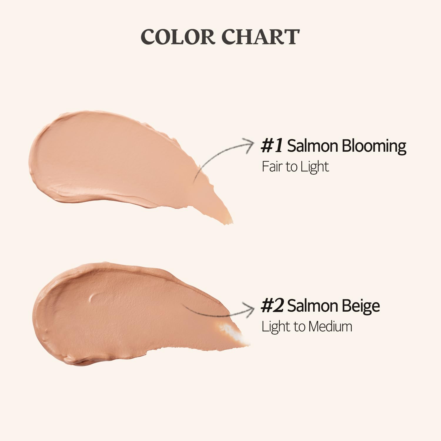 Salmon darkcircle concealer cream #1 (0.35oz/10g) - Image 5