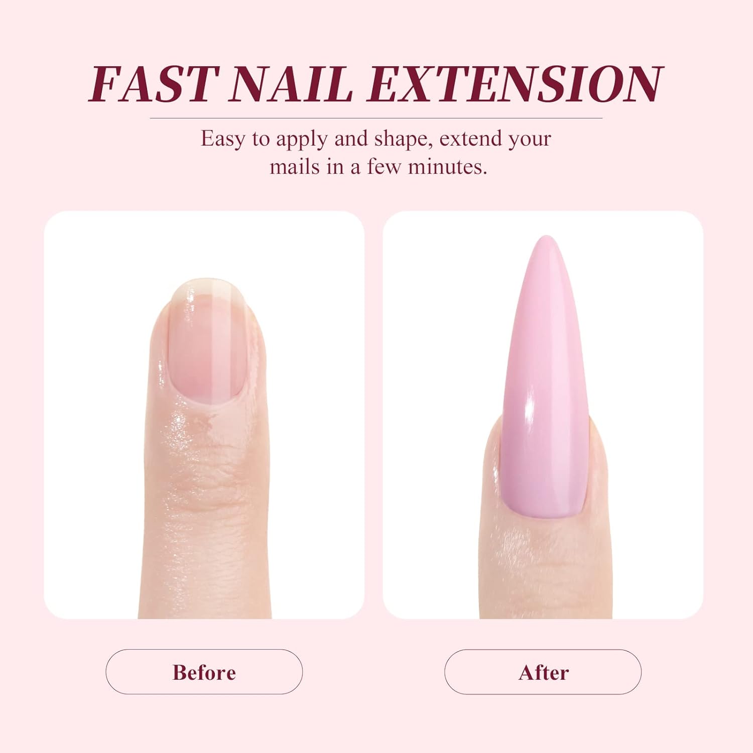 SAVILAND Acrylic Nail Kit for Beginners: White Pink Clear Acrylic Powder and Liquid Set with Nail Brush Forms Manicure Tools Kit with Everything for Beginners Home DIY Nail Art Salon - Image 4