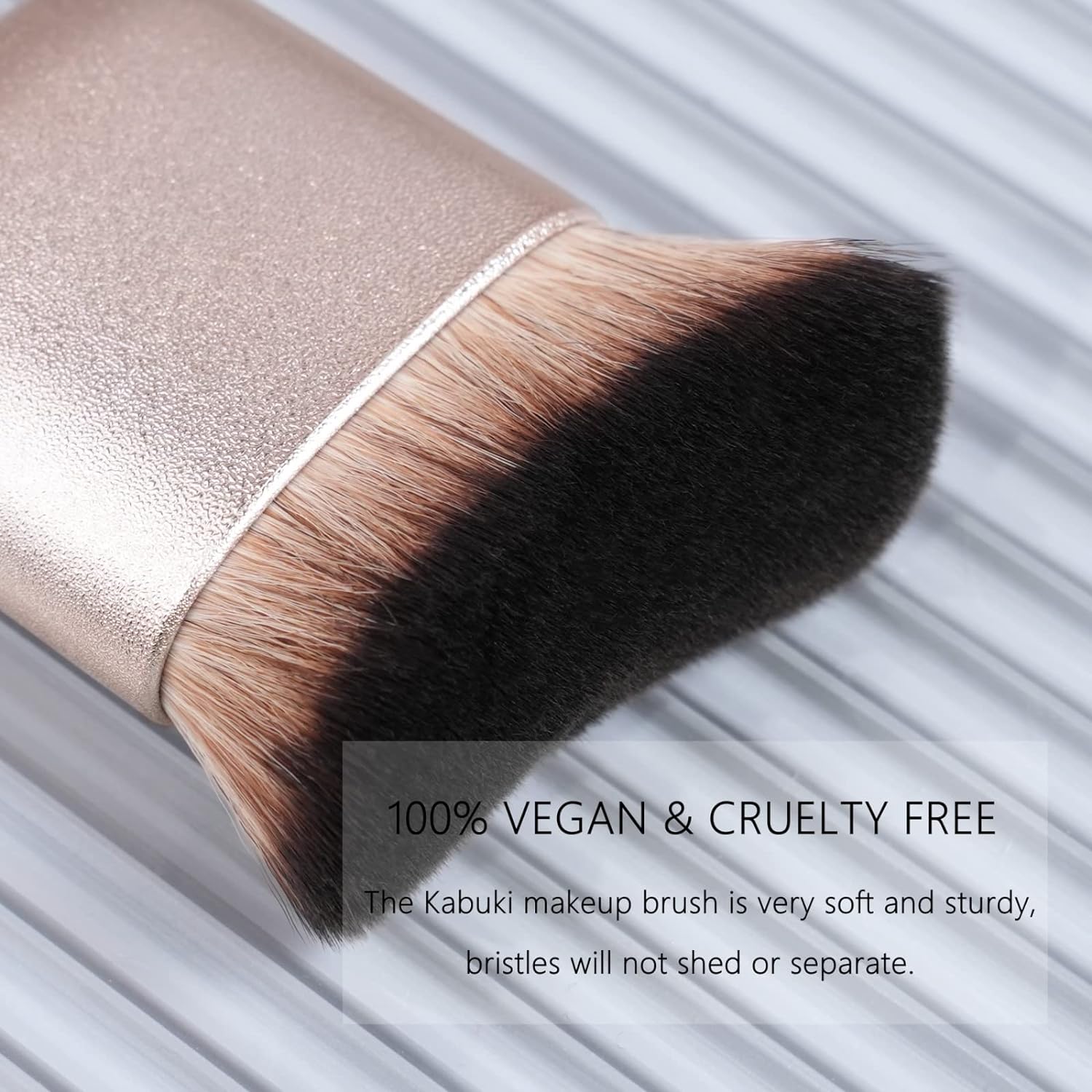 Self Tanner Brush GOERTI Body Makeup Brush for Flawless Leg Makeup, Kabuki Foundation Makeup Brush for Face & Body, Full Coverage Tanning Blend Applicator for Self Tanner, Bronzer & Lotion Tan Mousse - Image 3