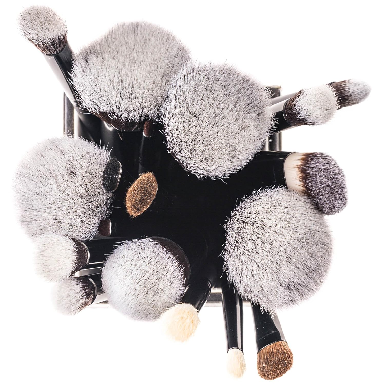 SHANY Makeup Brushes Artisan Easel Elite Cosmetics Make up Brush Set, Complete Kabuki Makeup Brush Set with Standing Convertible Makeup Brush Holder Storage - 18 pcs - Image 7