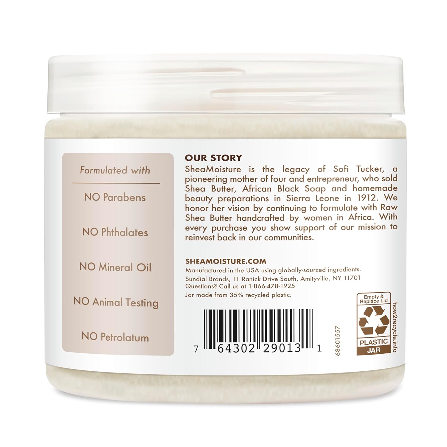 SheaMoisture for Dry Skin Nourishing Hydration 100% Extra Virgin Coconut Oil Soften and Restore Skin and Hair 14.5 oz - Image 2