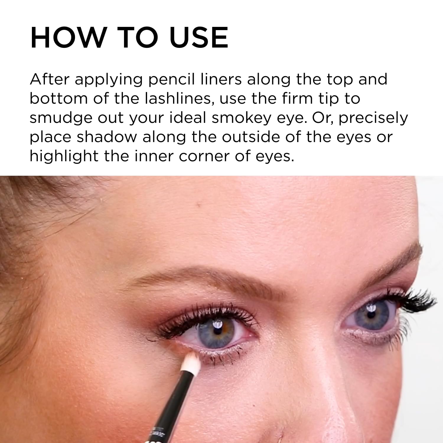 Sigma Beauty Professional E30 Pencil Brush – Pencil Applicator Makeup Brush with Synthetic SigmaTech® Fibers for Flawless Eye Makeup, Eye Brush for Highlighting, Lining, Smudging & Blending (1 Brush) - Image 4
