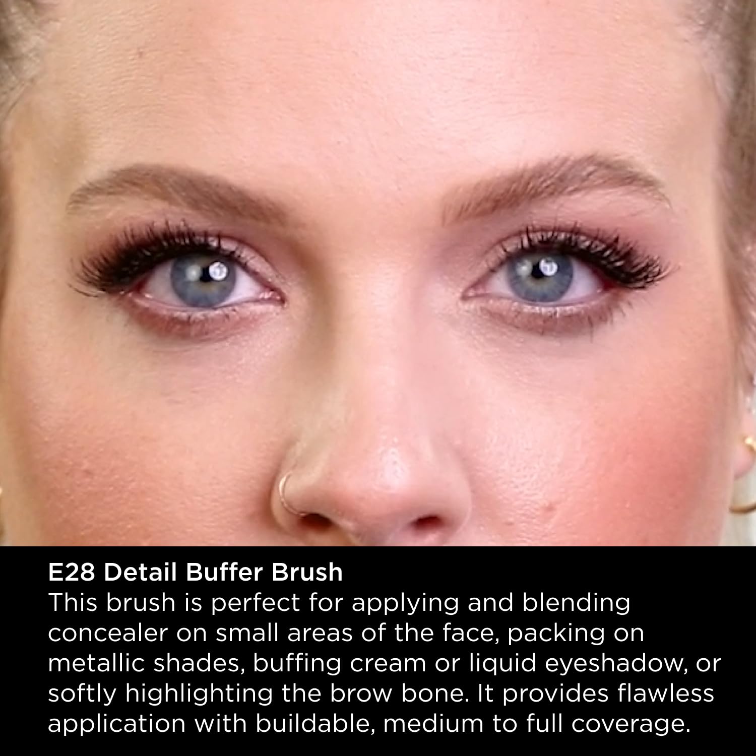 Sigma Beauty Professional E30 Pencil Brush – Pencil Applicator Makeup Brush with Synthetic SigmaTech® Fibers for Flawless Eye Makeup, Eye Brush for Highlighting, Lining, Smudging & Blending (1 Brush) - Image 3
