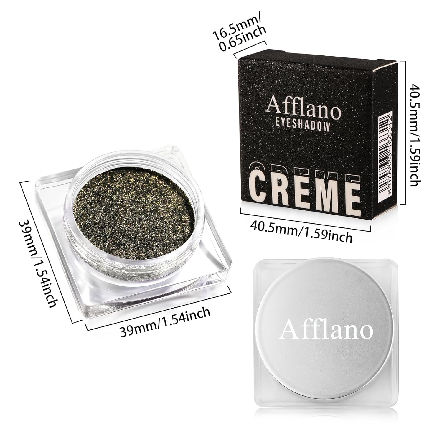Single Purple Cream Eyeshadow Shimmer, Lavender Purple Metallic High-Pigment, long-lasting Crème Eye Makeup, Sparkly Glitter Eye shadow Palette with Blendable Texture, Mini Face & Eyes Highlighter - Image 6