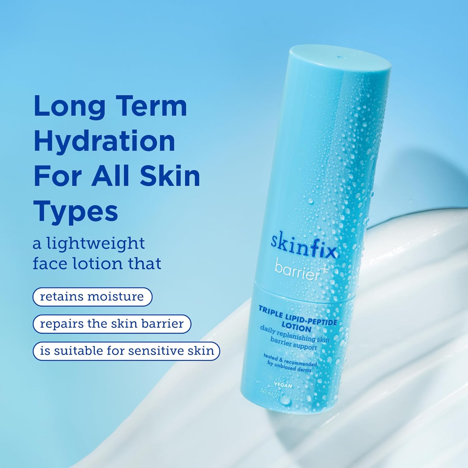 Skinfix Barrier+ Triple Lipid-Peptide Lotion: Lightweight, Hydrating Lotion To Help Rescue & Repair The Skin Barrier, 1.7 Fl Oz - Image 2