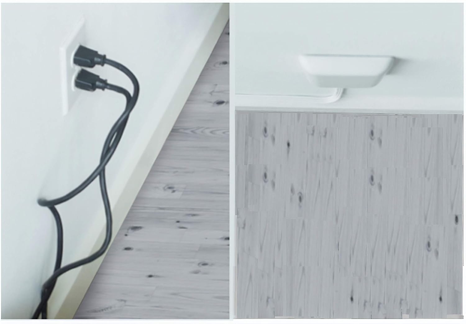 Sleek Socket Original & Patented Ultra-Thin Outlet Concealer with Cord Concealer Kit, Flat Extension Cord with Multi Outlets Power Strip, Ideal for Home Improvement, Hide Bulky and Messy Cords - Image 6