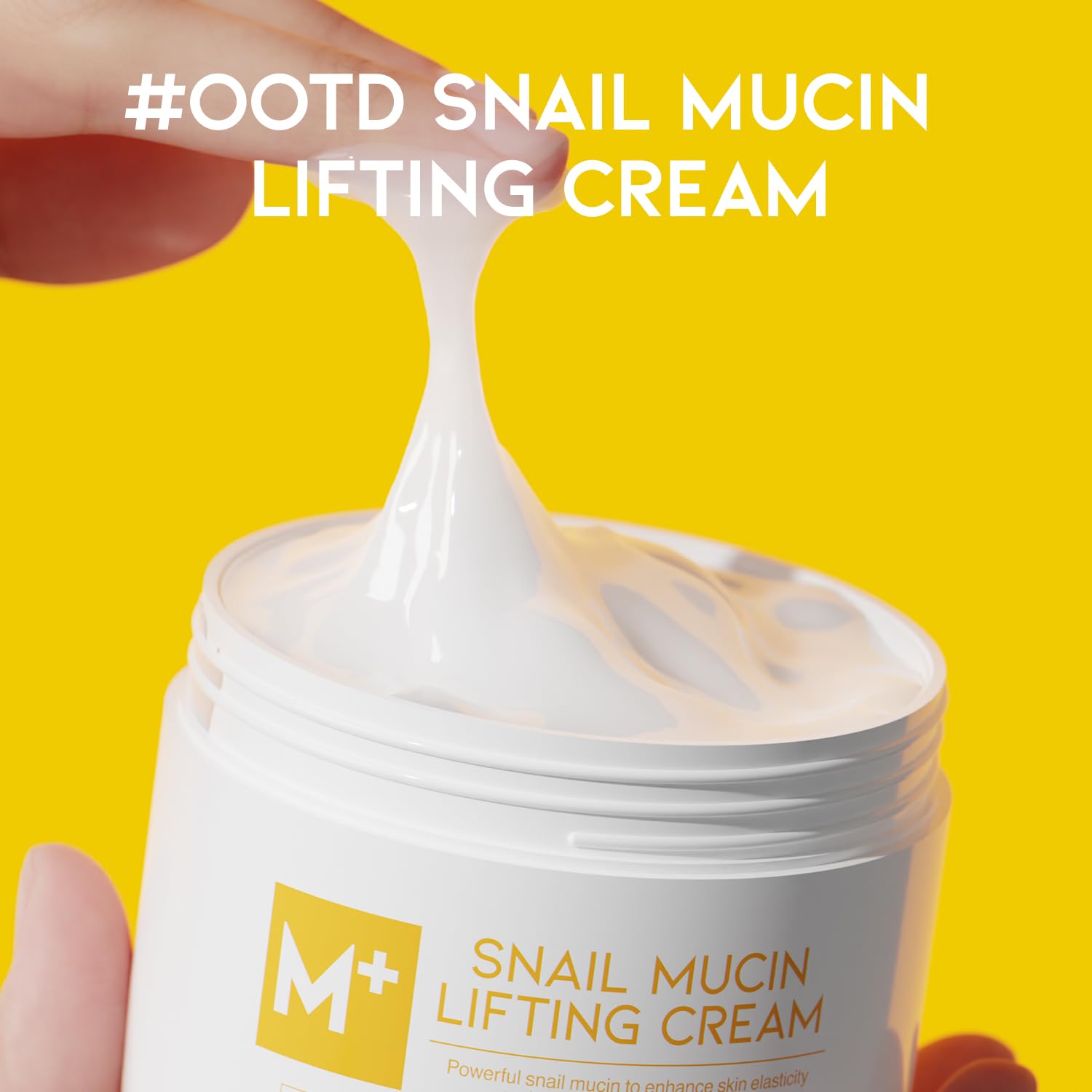 Hydrating Snail Mucin Anti-Aging Face and Neck Moisturizer Cream 3.38 Fl Oz - Image 2