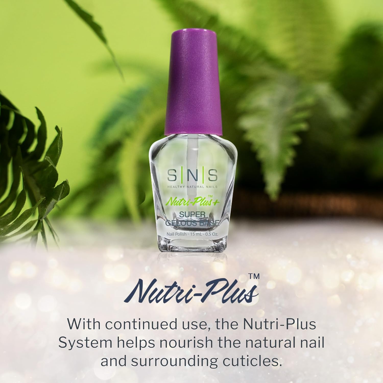SNS Base Coat Nail Polish for Nail Dip Powder, Super Gelous Base - Long-Lasting & Fast-Drying Nail Strengtheners Gel Base for Premium Colors - Low Odor & No UV Lamp Required - 0.5 oz. - Image 4