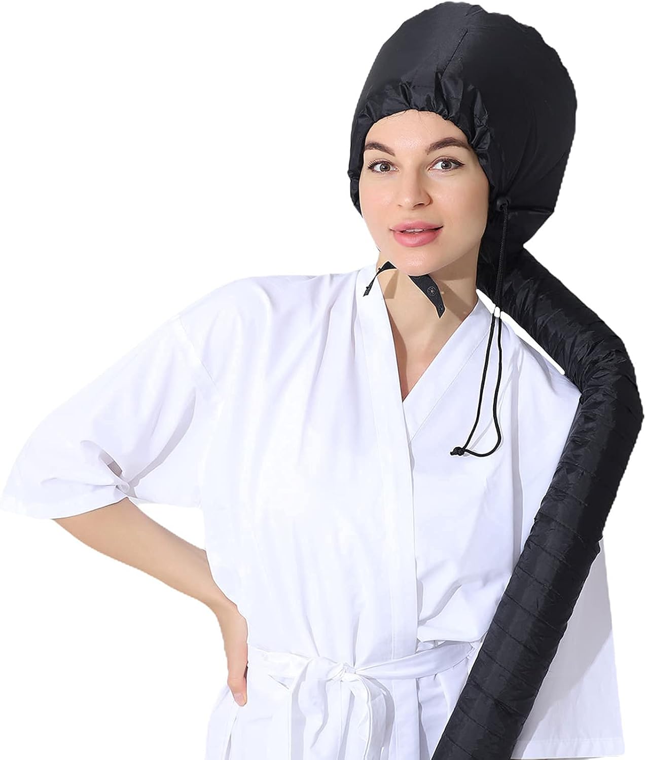 Universal Soft Bonnet Hair Dryer Attachment Kit for All Head Sizes, Fast No-Damage Styling - Image 3
