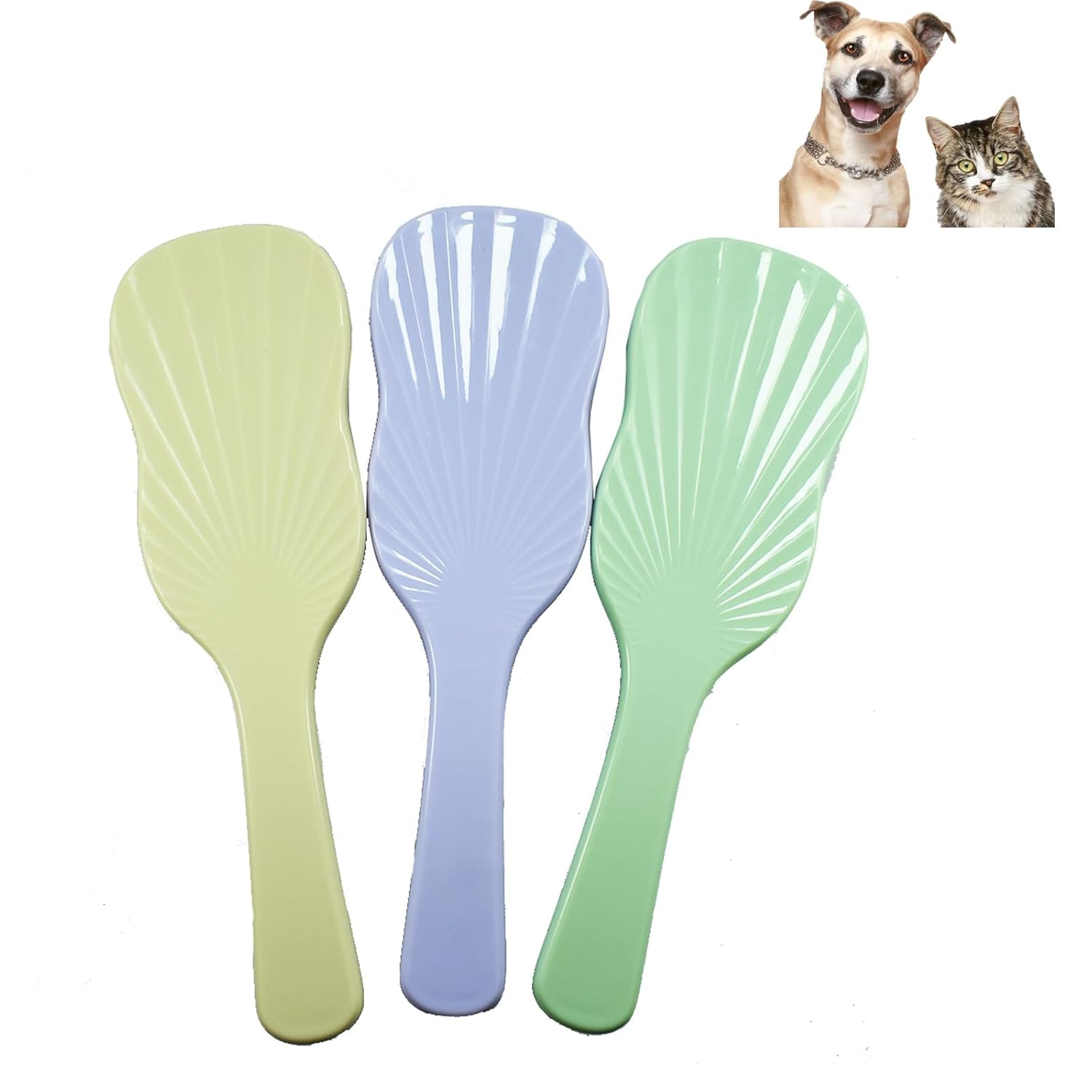 Soft Bristle Puppy Brush for Small Dogs - Gentle Grooming Brush for Shih Tzu, Yorkie, Maltese & Maltipoo. Effective Dog Hair Remover for Tangles & Shedding (Purple) - Image 7