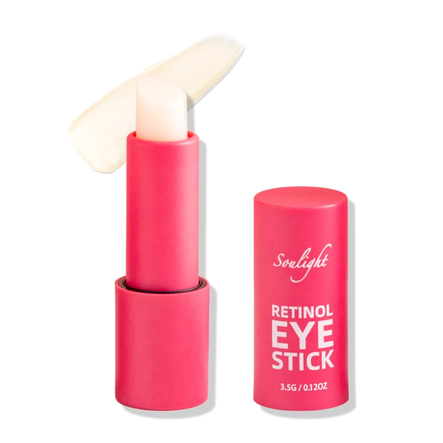 Soulight Retinol Eye Stick, Anti-Aging Eye Cream, Skincare for Wrinkles, Dark Circles, Puffiness - Retinol Eye Balm Moisturizes, Softens& Nourish Skin - Image 7