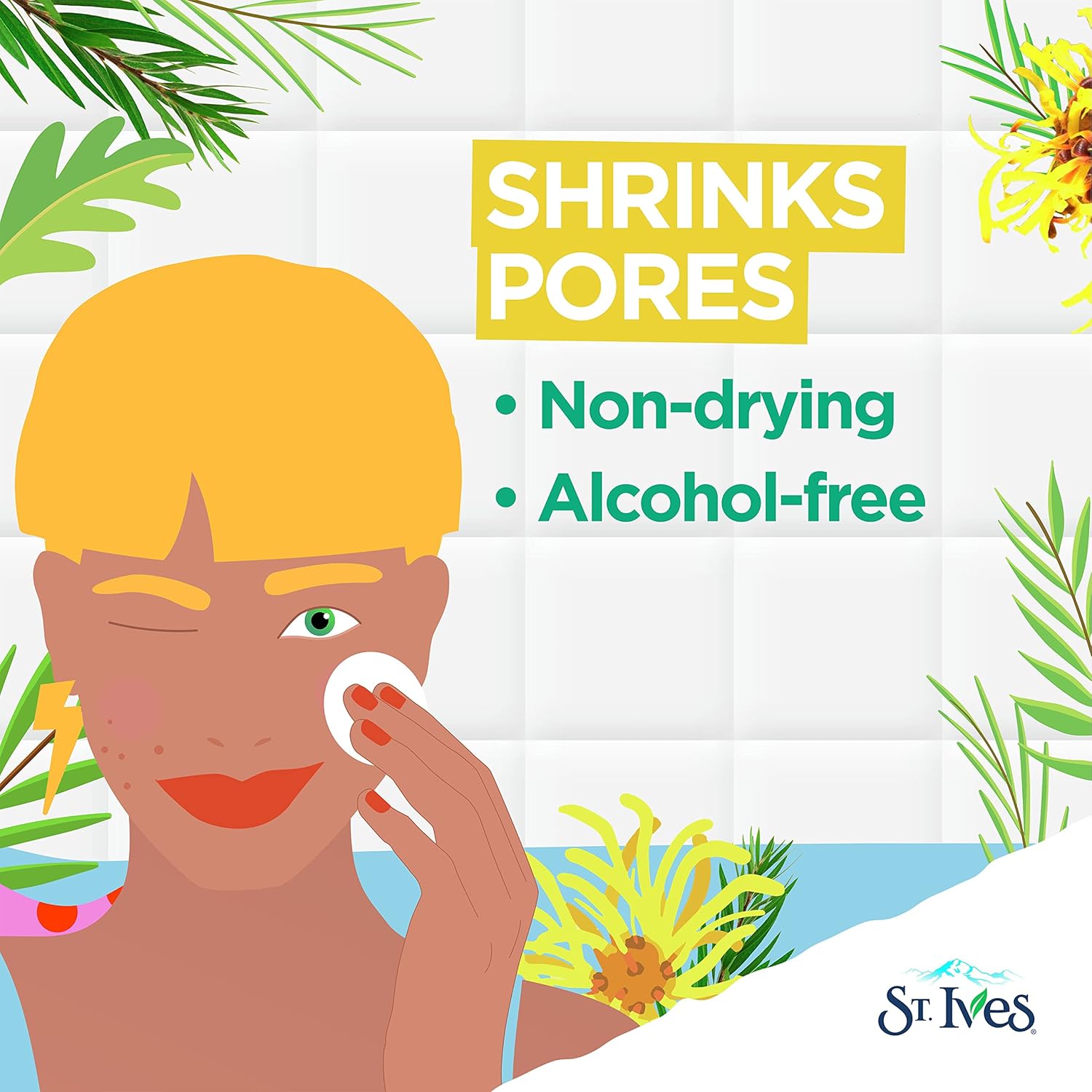 St.Ives Solutions 3-in-1 Face Toner For Combination to Oily and Acne Prone Skin Clear Skin Made with 100 percent Natural Tea Tree Extract, Vitamin B3, Micellar Water Technology, and Witch Hazel 8.5 oz - Image 7
