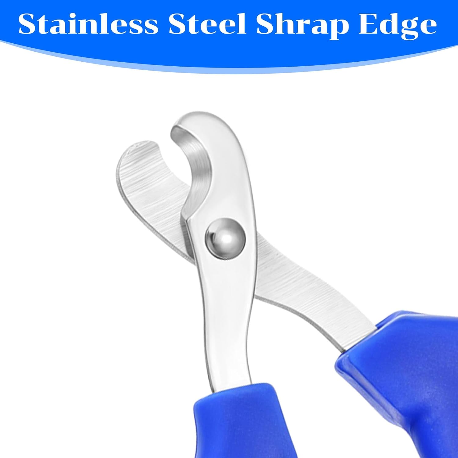 Stainless Steel Bearded Dragon Cat Nail Clippers, Pet Toe Nail Clippers Professional Grooming Supplies for Bird Small Reptiles Guinea Pig Dog Rabbit Turtle,Chameleon,Iguana - Image 2