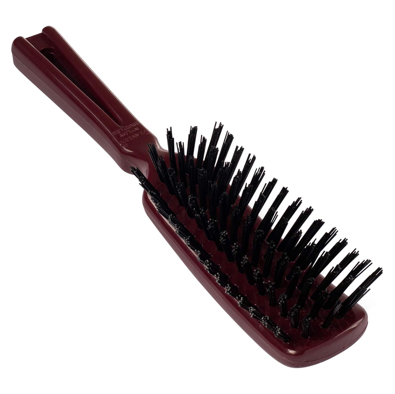Stanley Men’s Commander Hairbrush – Detangling Brush for Wet or Dry Hair – Nylon Bristles Reduce Frizz – Scalp Massager Hair Brush for Thick, Thin, Curly, Straight Hair (Mulberry) - Image 4