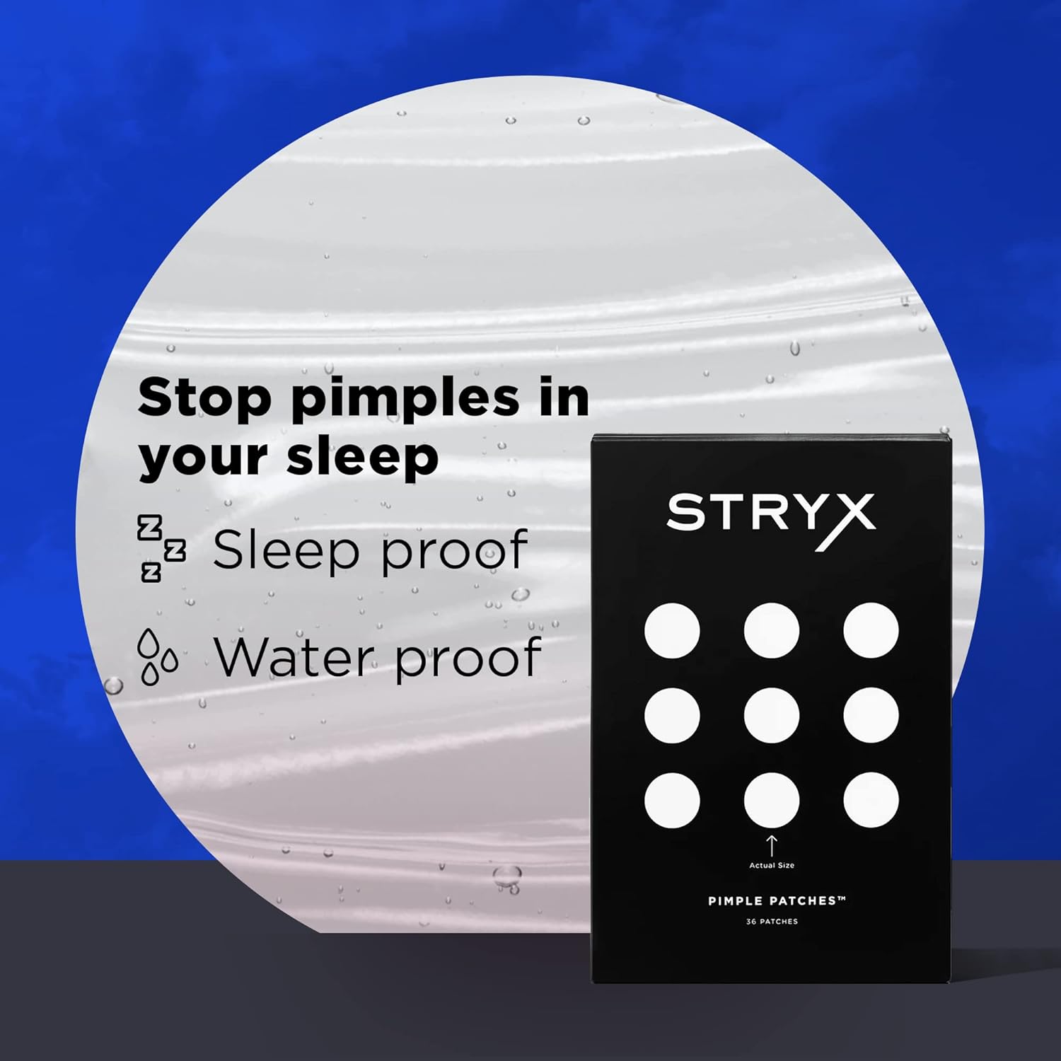 Stryx Hydrocolloid Acne Pimple Patches for Men - Great for Breakouts, Zits, Blemishes, Whiteheads, & Reducing Redness - Designed for Men’s Larger Pores - Ultra-thin, Invisible Application - Image 4