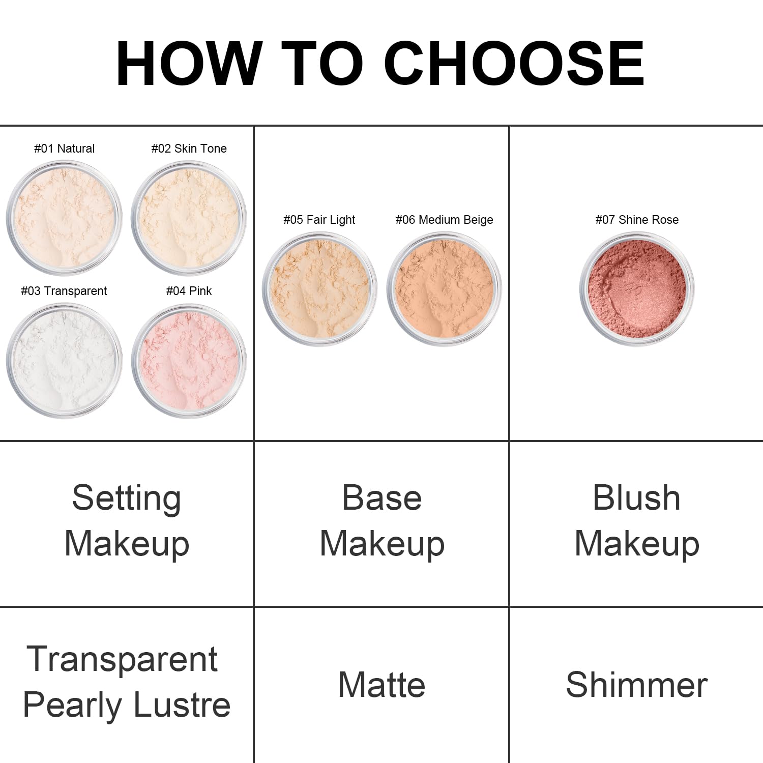 Sunscreen Mineral Powder Foundation, SPF 35, Talc-Free, Loose Powder Foundation, Buildable Lightweight Coverage, for Matte Base Makeup (#05 Fair Light Foundation Makeup) - Image 8