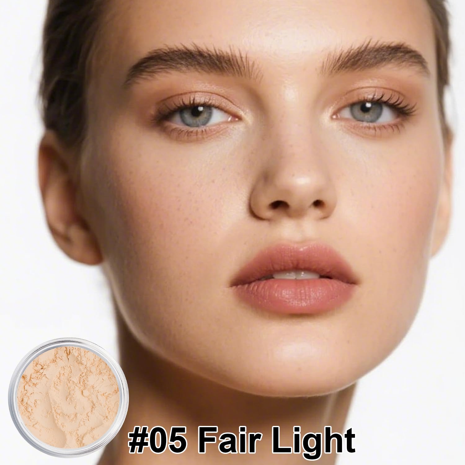 Sunscreen Mineral Powder Foundation, SPF 35, Talc-Free, Loose Powder Foundation, Buildable Lightweight Coverage, for Matte Base Makeup (#05 Fair Light Foundation Makeup) - Image 7