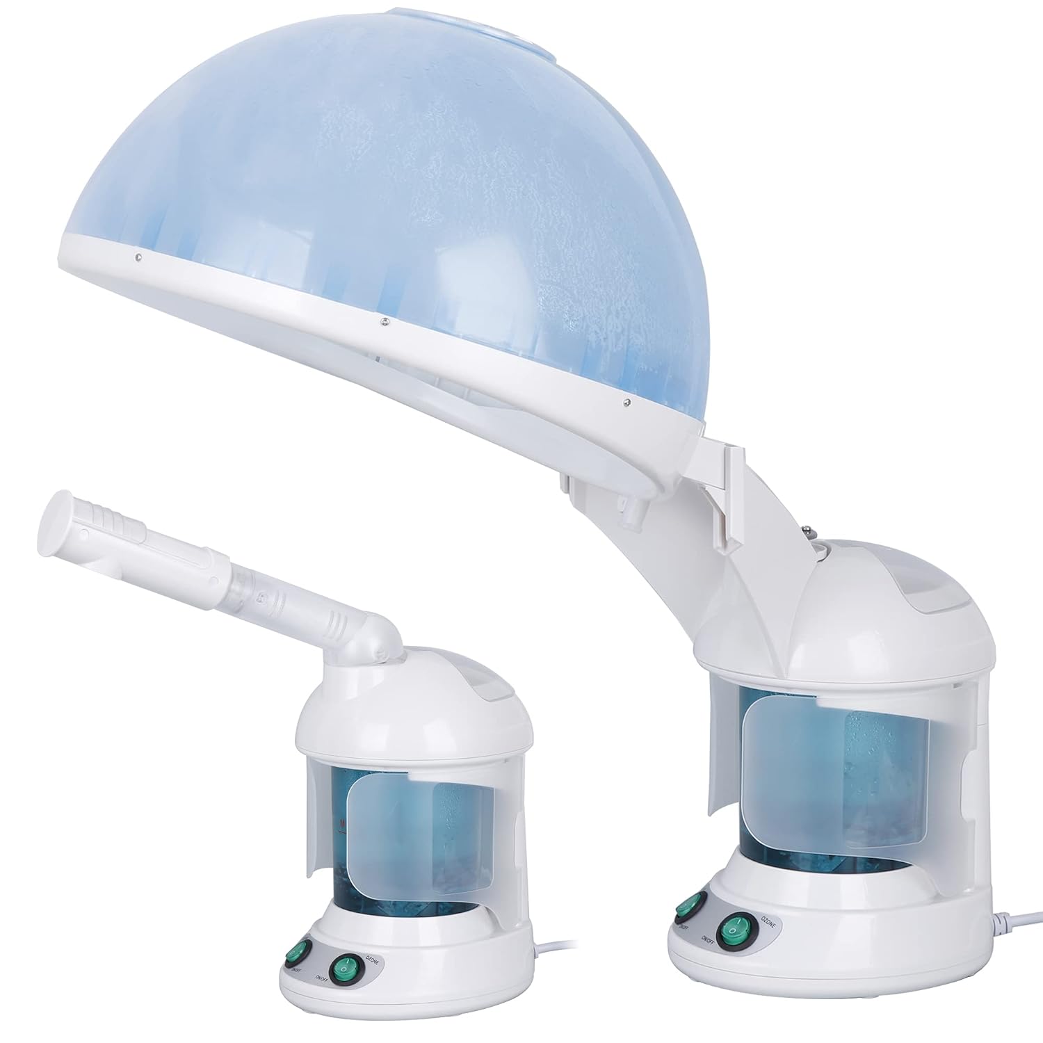 SUPER DEAL Hair Steamer PRO 3 in 1 Multifunction Ozone Facial Steamer with Bonnet Hood Attachment, Hair Therapy & Face Steamer for Personal Care Use at Home or Salon - Image 7