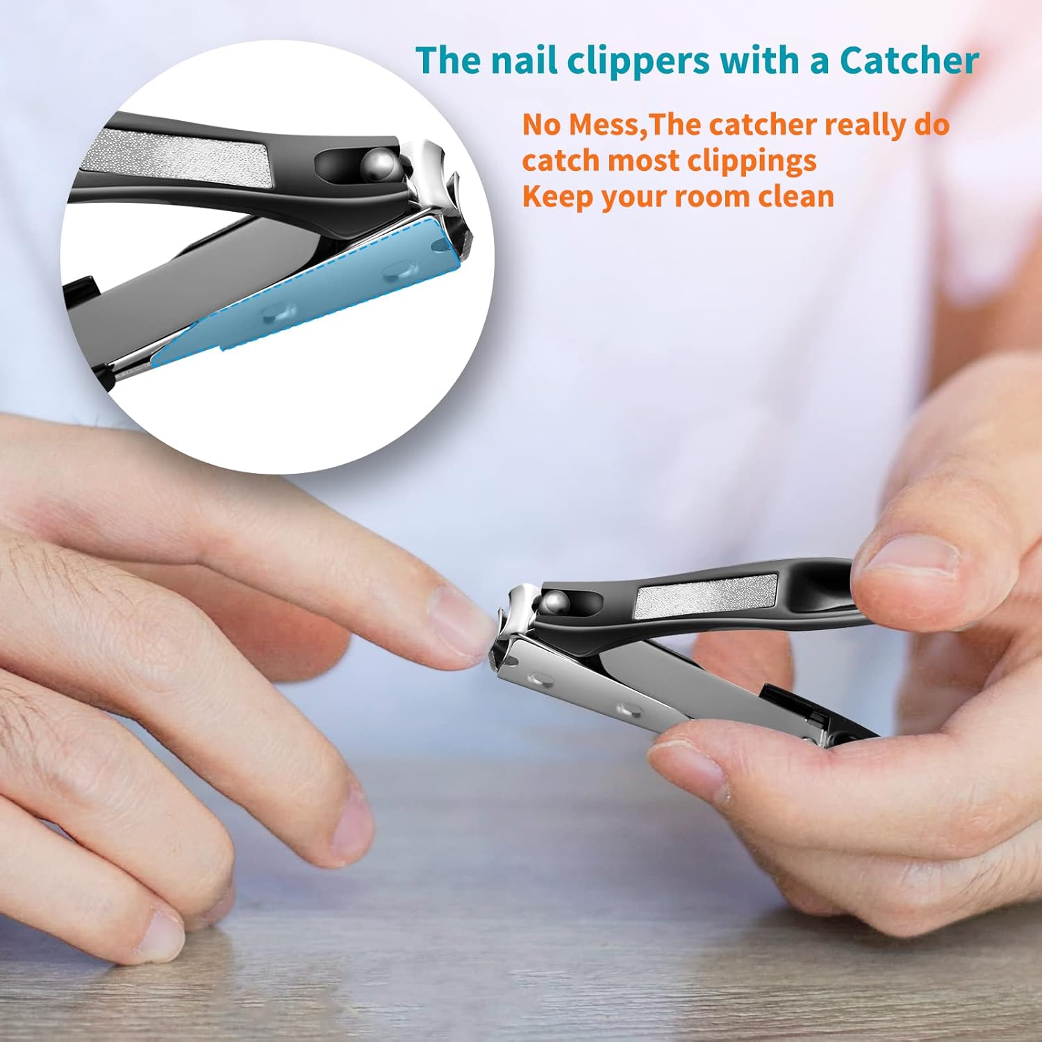 SZQHT Podiatrist Toenail Clippers Set, Professional Toe Nail Clippers for Thick & Ingrown Nails Cutter for Men,Women,Seniors,Heavy-Duty Manicure Set Pedicure Kit for Elder - Image 4