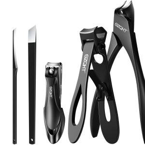 SZQHT Podiatrist Toenail Clippers Set, Professional Toe Nail Clippers for Thick & Ingrown Nails Cutter for Men,Women,Seniors,Heavy-Duty Manicure Set Pedicure Kit for Elder