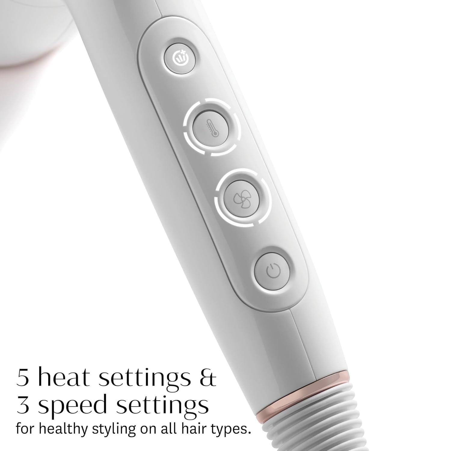 T3 AireLuxe Digital Ionic Professional Blow Hair Dryer, Fast Drying, Lightweight and Ergonomic, Volume Boosting, Frizz Smoothing, Multiple Heat and Speed Combinations - Image 7