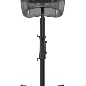 TASALON Ionic Hooded Hair Dryer, Gray - Professional Bonnet Hair Dryer for Home and Salon with 3 Temperature Settings, Portable, Lightweight, Adjustable Height and Wheels, 1000W, 120V AC, 60 Min Timer
