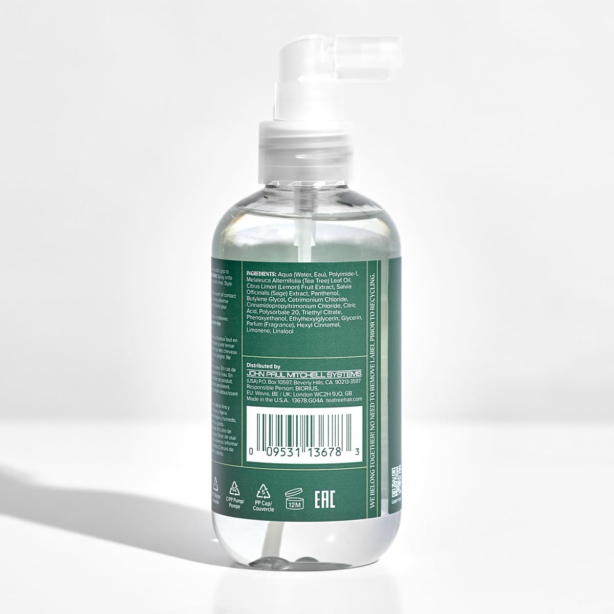Tea Tree Lemon Sage Thickening Spray, Builds Body + Boosts Volume, For Fine Hair - Image 6