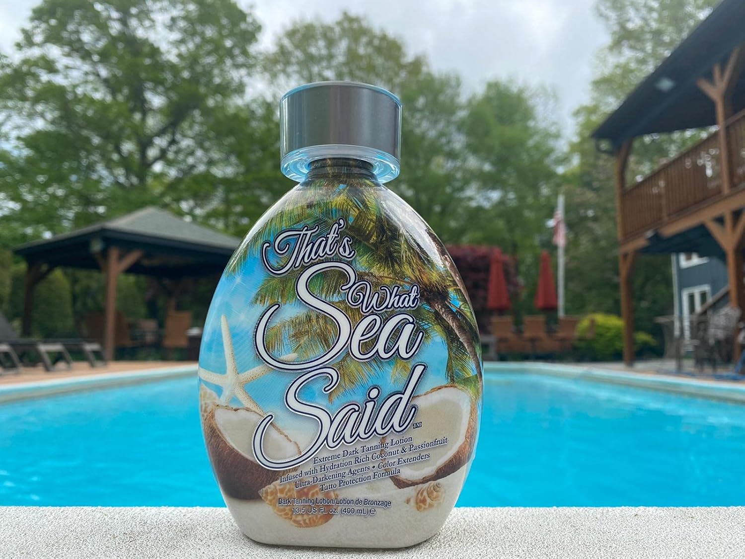 That’s What Sea Said Tanning Lotion Accelerator - For Indoor Tanning Beds and Outdoor Sun Tan - Safe for Face, Body and Tattoos - With Coconut Oil - No Bronzer - Image 6