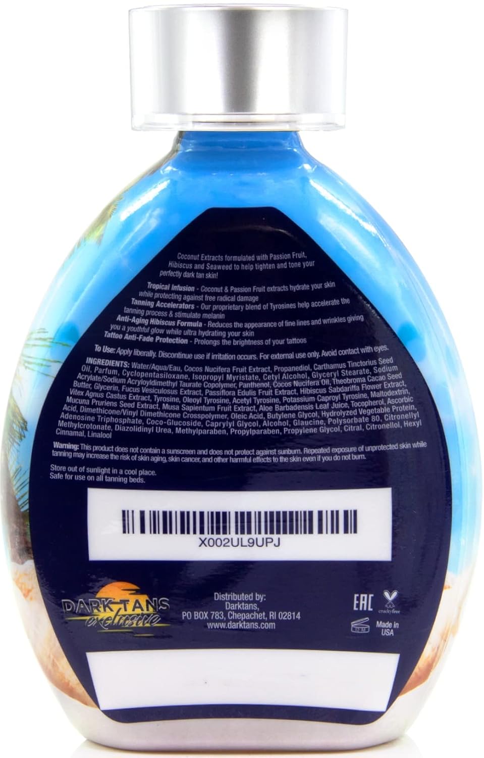 That’s What Sea Said Tanning Lotion Accelerator - For Indoor Tanning Beds and Outdoor Sun Tan - Safe for Face, Body and Tattoos - With Coconut Oil - No Bronzer - Image 3
