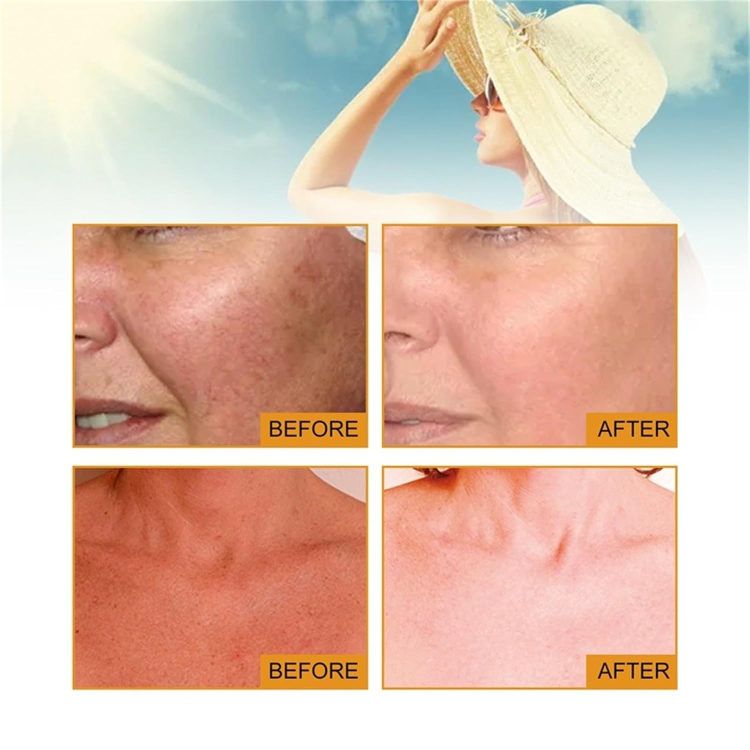 Tinted Sunscreen For Face SPF 50, Universal Protector Solar 50 Moisturizer, Hydrating Sun Essence Face Sunscreen, UV Defense, Travel Size, 1.7 Fl.OZ - Image 2