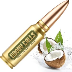 Toilet Spray, Odor Eliminator, Poop Spray, Bathroom Air Freshener, Great Gift! (Coconut)
