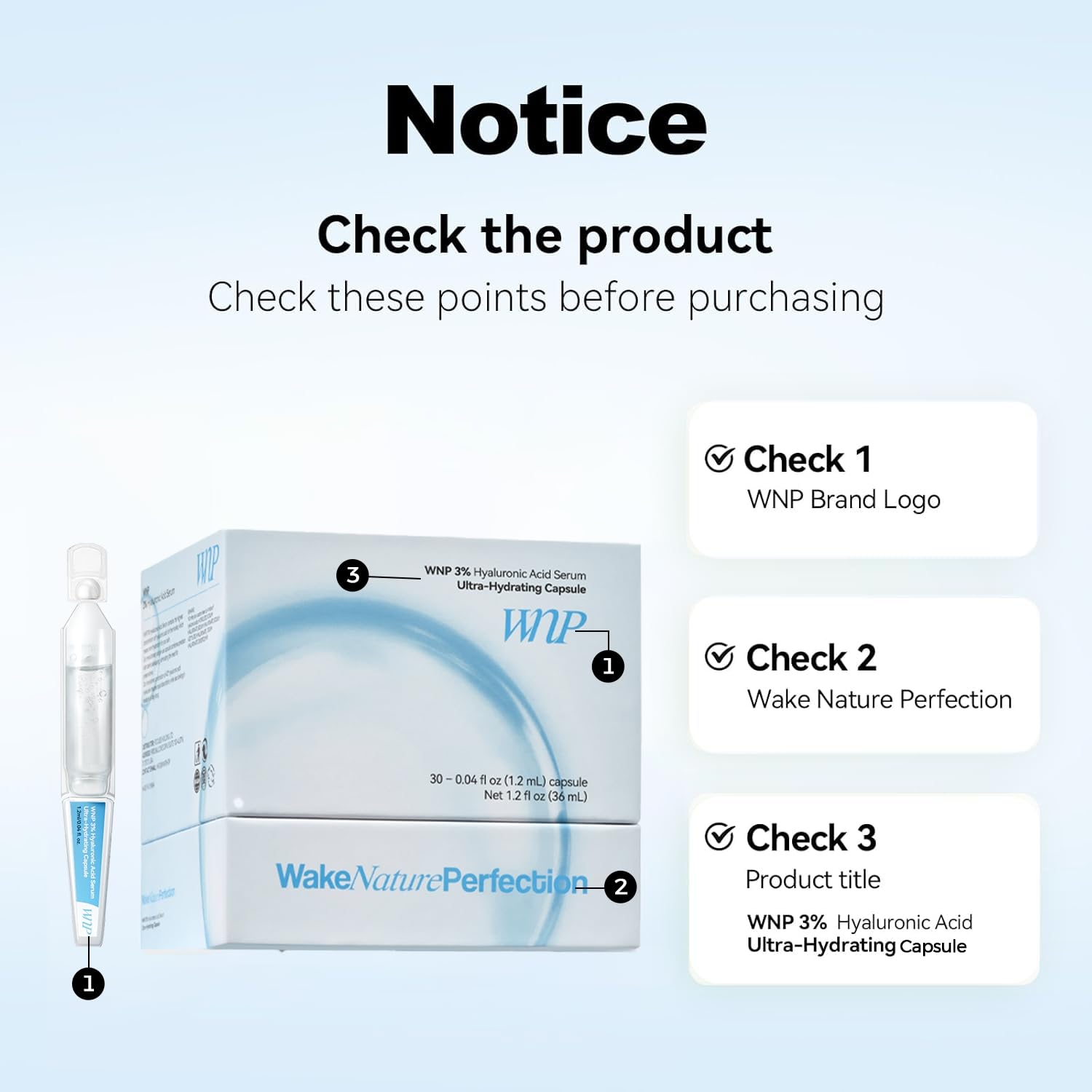 Ultra Hydrating Serum 3% 4D Hyaluronic Acid Smoother Skin|Pre-makeup SkinCare|Anti-Aging serum for face Single-Use Vials Skincare for Dry&Sensitive skin(1.2 ml)*30 - Image 2