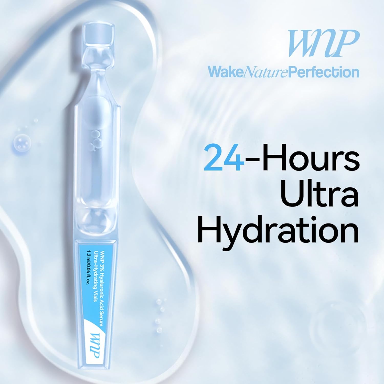 Ultra Hydrating Serum 3% 4D Hyaluronic Acid Smoother Skin|Pre-makeup SkinCare|Anti-Aging serum for face Single-Use Vials Skincare for Dry&Sensitive skin(1.2 ml)*30 - Image 6