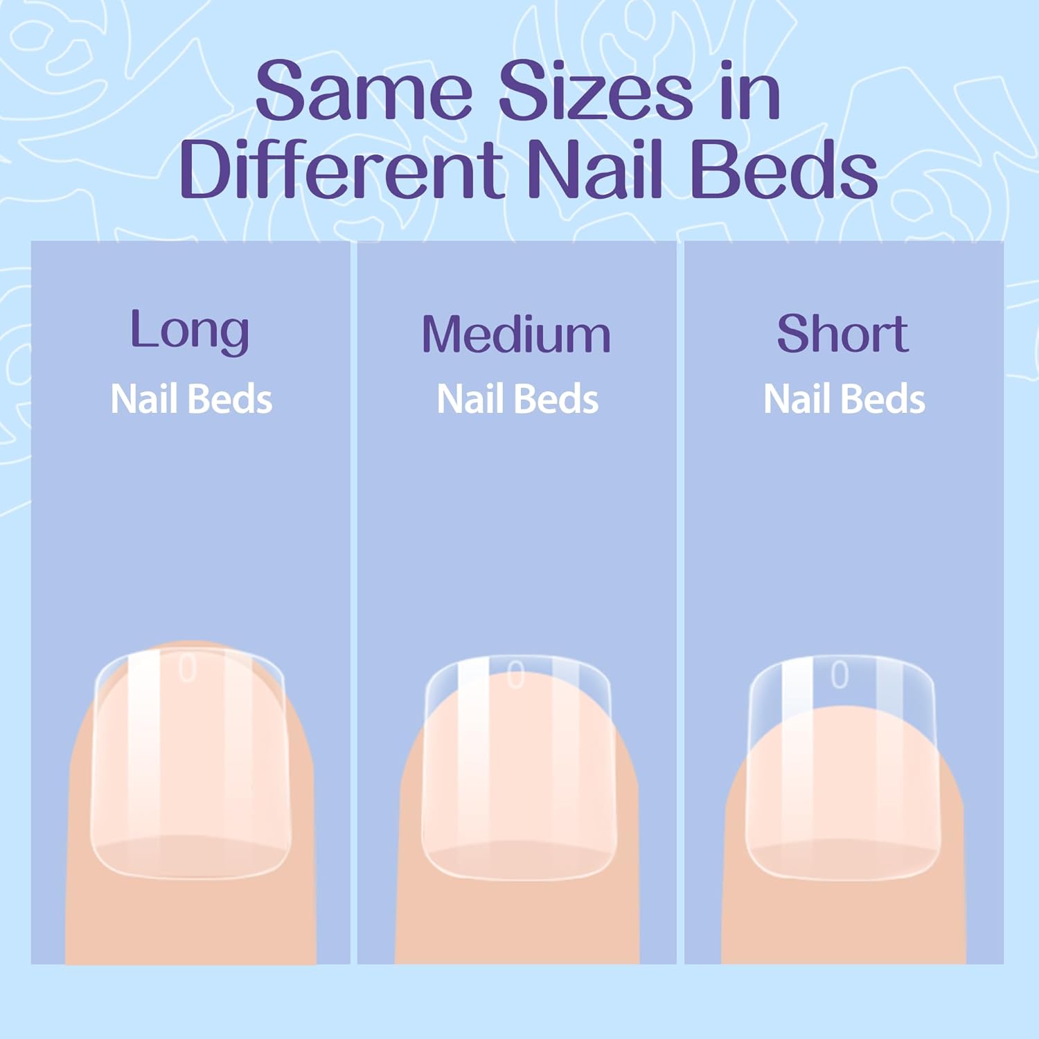UNA GELLA Extra Short Square Fake Nails XS 216pcs Pre-shape Extra Short Square Press on Nails Gel Tips Full Cover Acrylic Nails False Nails For DIY Salon 12 Sizes - Image 7
