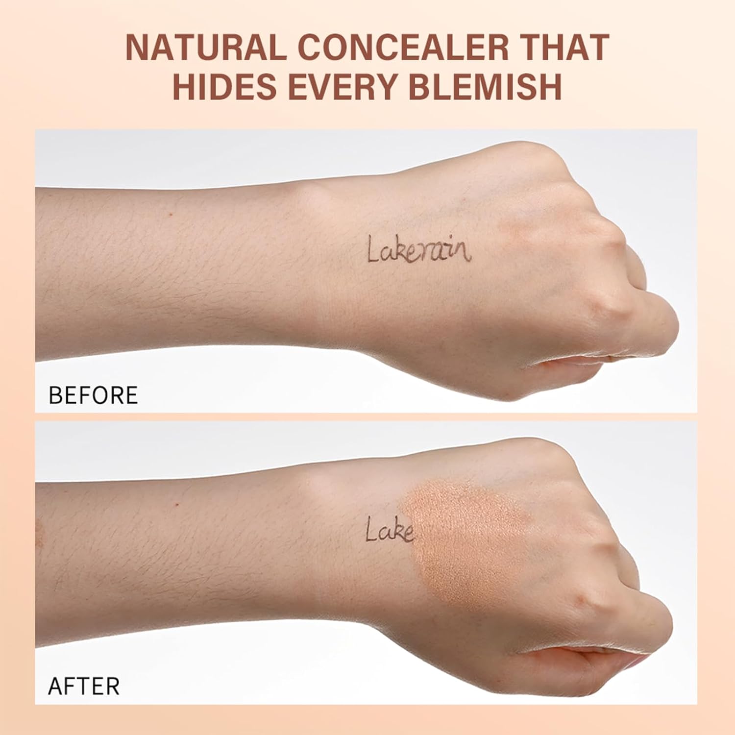 Under Eye Brightener & Concealer - Hydrating Color Corrector for Dark Circles, Lightweight Undereye Brightening Cream with Hyaluronic Acid & Shea Butter, Smooth & Blendable (Warm Nude, 1) - Image 9