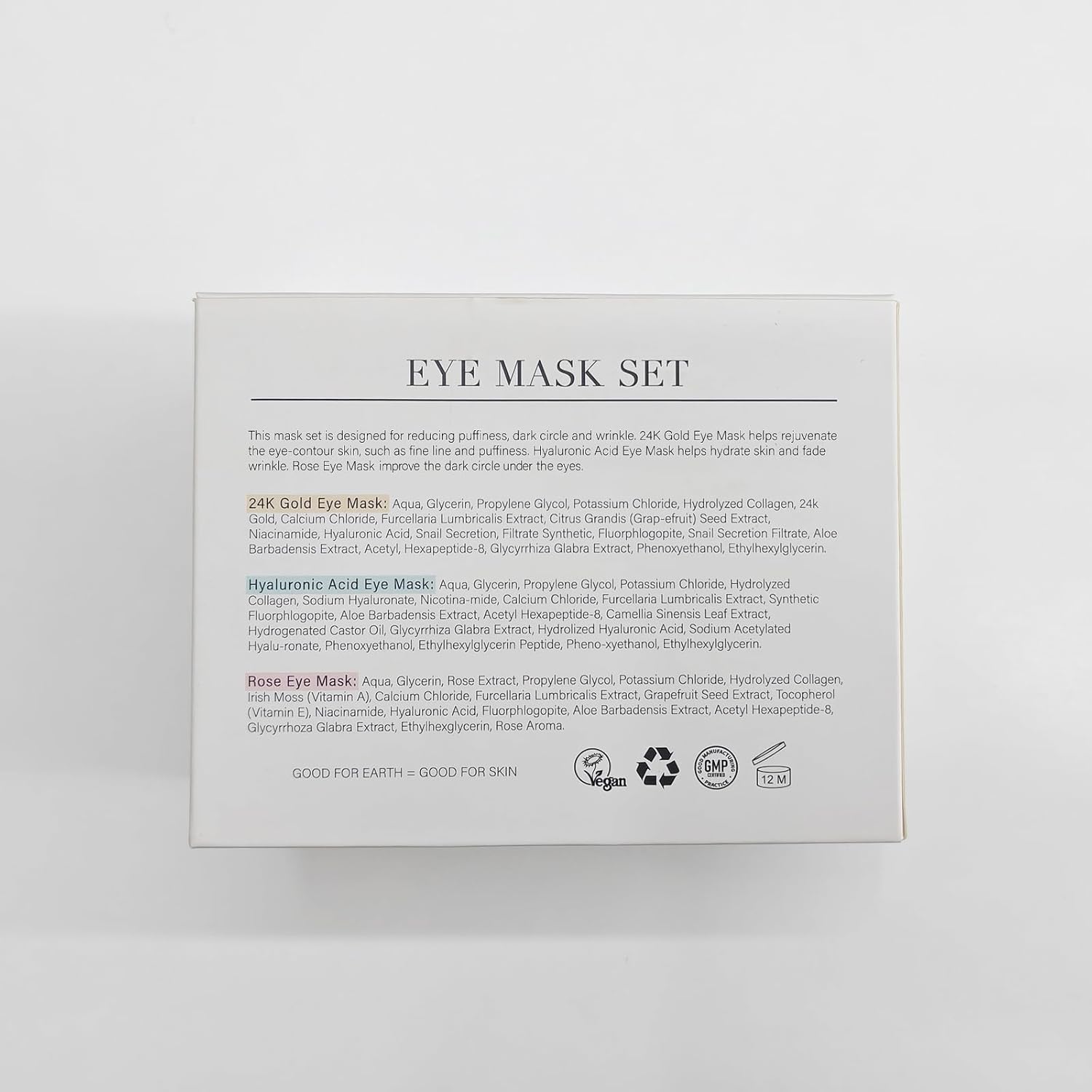 Under Eye Patches Gold and Hyaluronic Acid for puffy eyes,Rose Eye Masks for Dark Circles and Puffiness skin care Smooth Wrinkles products 30 Pairs - Image 8