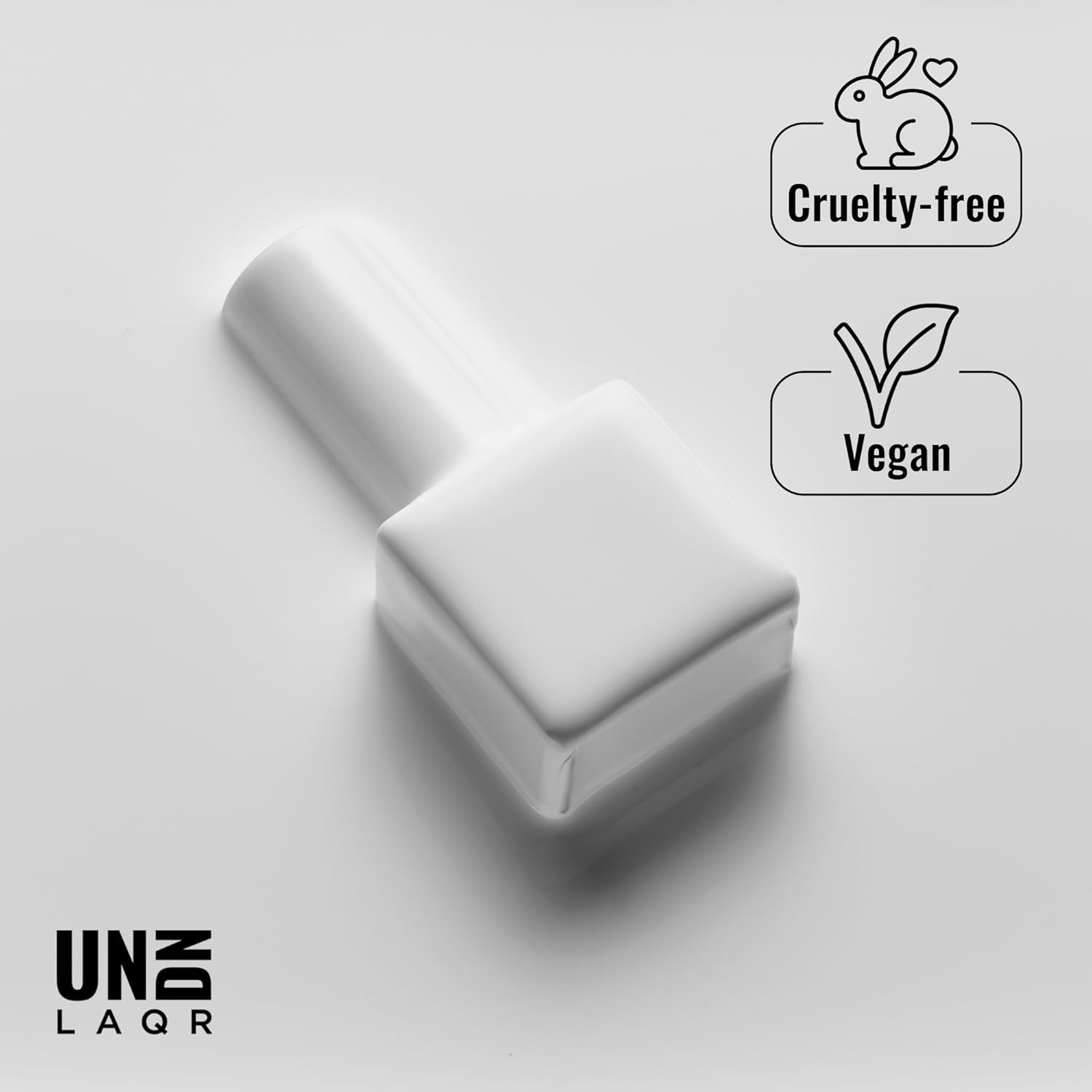 UN/DN Vegan Nail Polish - 301 White - White Nail Polish - Fingernail Polish for Women and Men - Long Lasting, Cruelty Free - 0.5 oz - Image 4