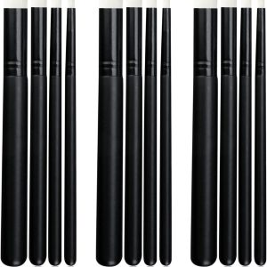 UNIMEIX Mini Blending Brushes for Card Making, Dry Miniature Painting Set Background Blender Paint Brushes Small Detailed Paint Watercolor Brushes (12 Pack)