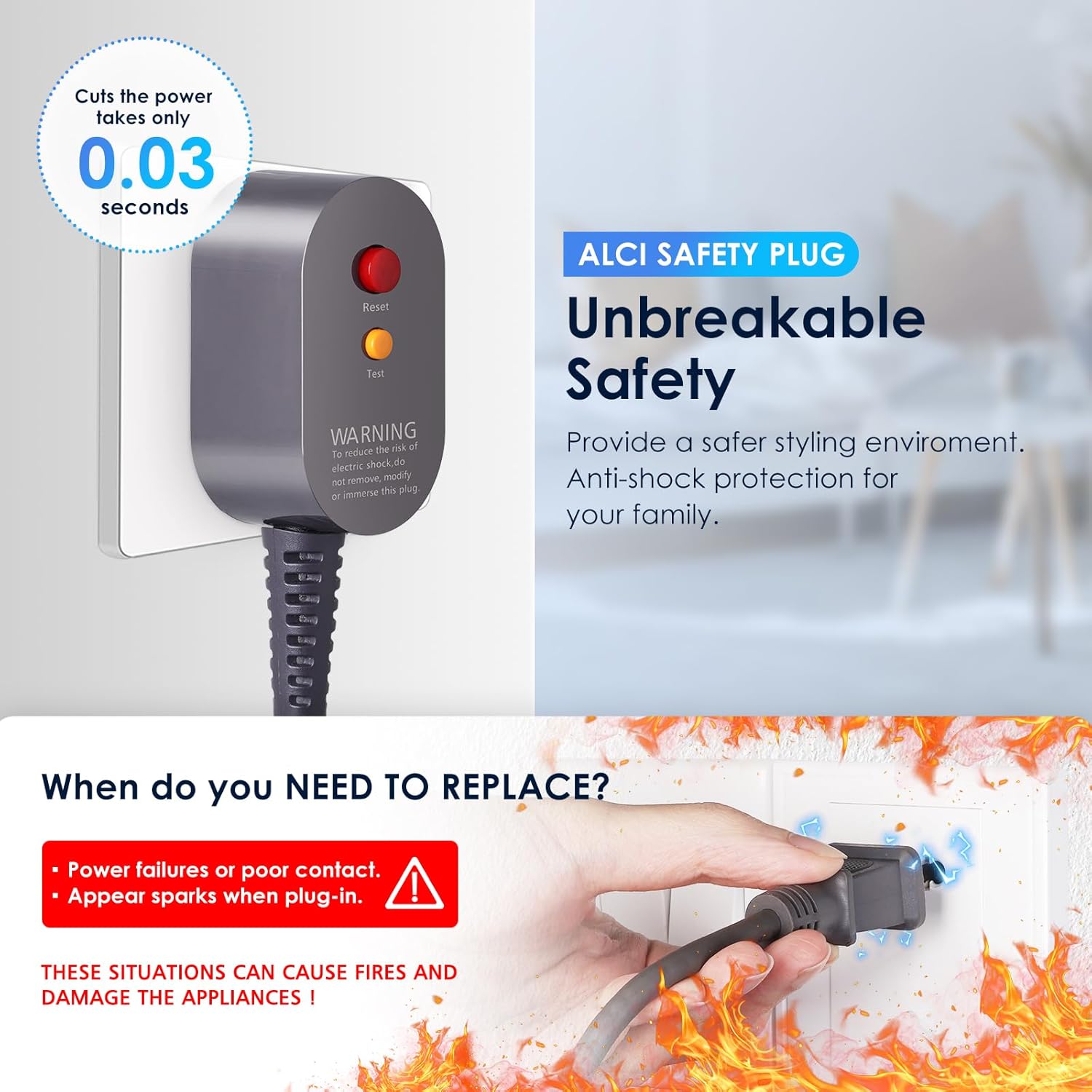 Upgrade Power Charger Cable Compatible with Dyson Hair Dryer Power Cord Cable Adapter Plug Accessories, 110V Power Charger Cable Repair Line Kit - Image 4