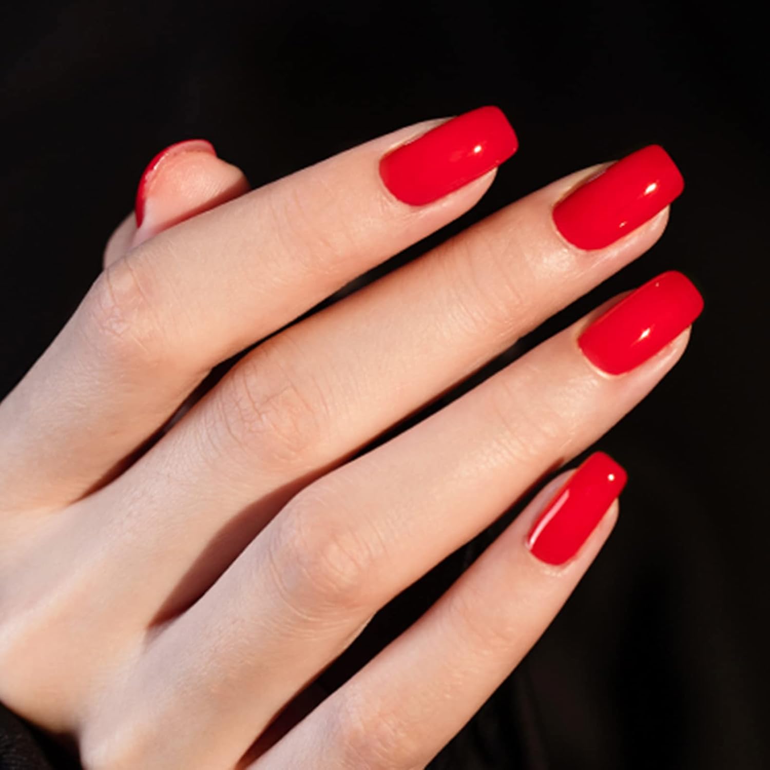 VENALISA 15ml Bright Orange Red Gel Nail Polish, Neon Red Orange Gel Polish Color Soak Off UV LED Nail Gel Polish Nail Art Starter Manicure Salon DIY at Home, 0.53 OZ - Image 2