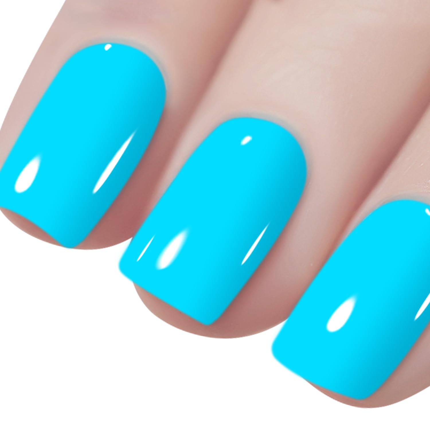 Vishine Sky Blue Gel Nail Polish, 1Pcs 16ml Sky Blue Gel Polish Blue Color Nail Polish Gel High Gloss Soak Off U V Gel Nail French Nail Manicure Salon DIY L240 - Image 2