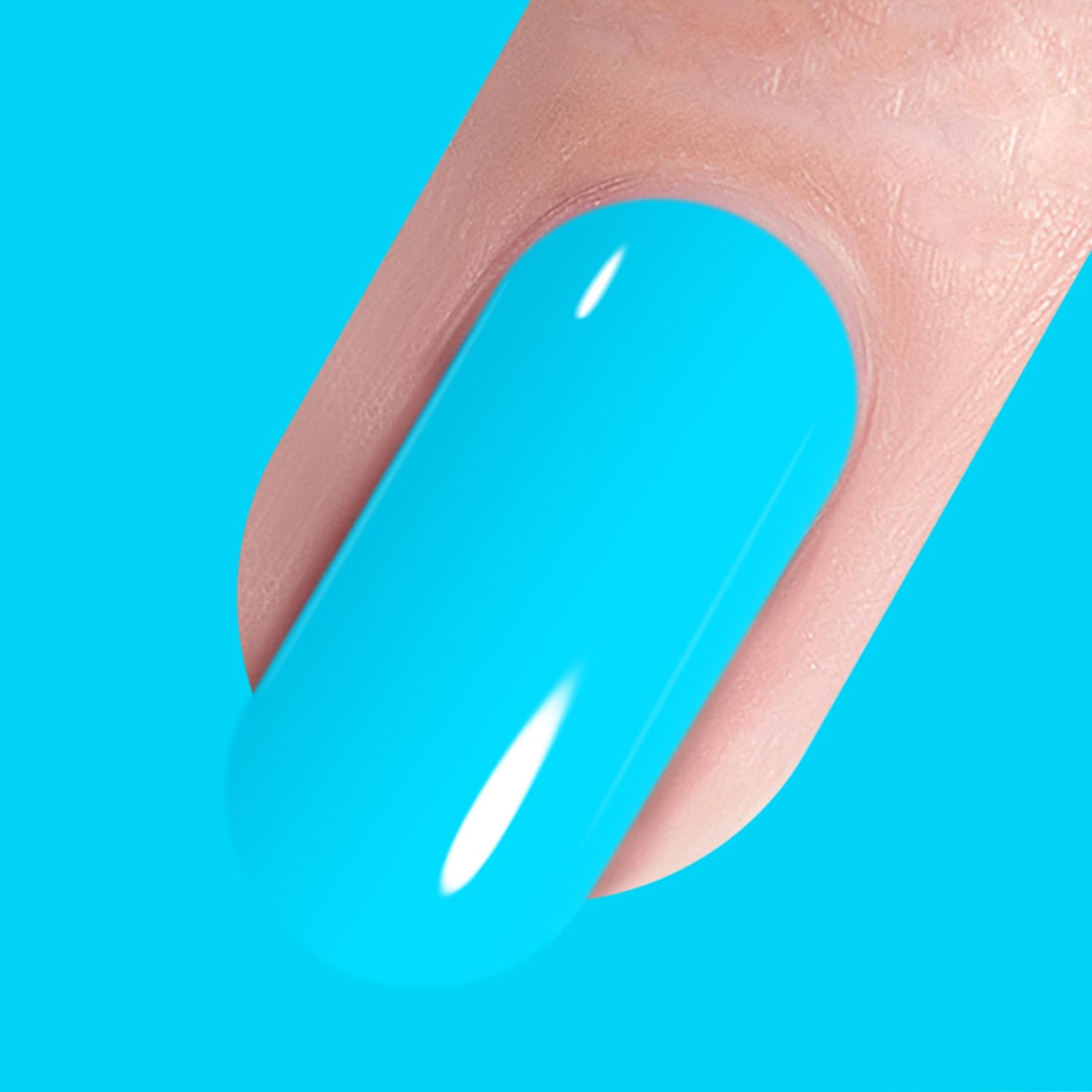 Vishine Sky Blue Gel Nail Polish, 1Pcs 16ml Sky Blue Gel Polish Blue Color Nail Polish Gel High Gloss Soak Off U V Gel Nail French Nail Manicure Salon DIY L240 - Image 5