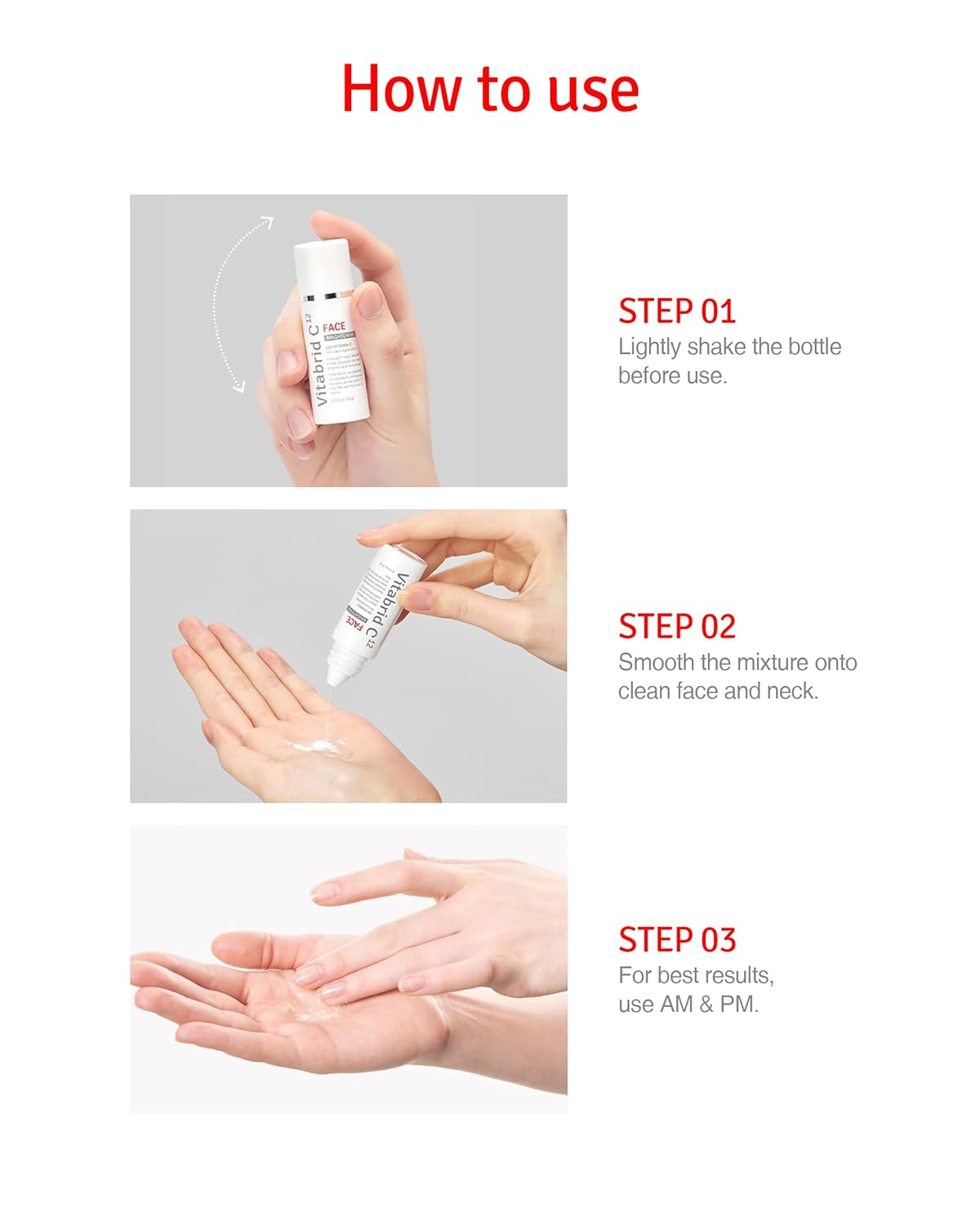 Vitamin C Boost Powder for Face with Niacinamide - 12 hours Active Vitamin C - Even Skin Tone, Age Defying, Minimizing Pores - Mix Powder with Serum & Cream, 0.1oz. - Image 6