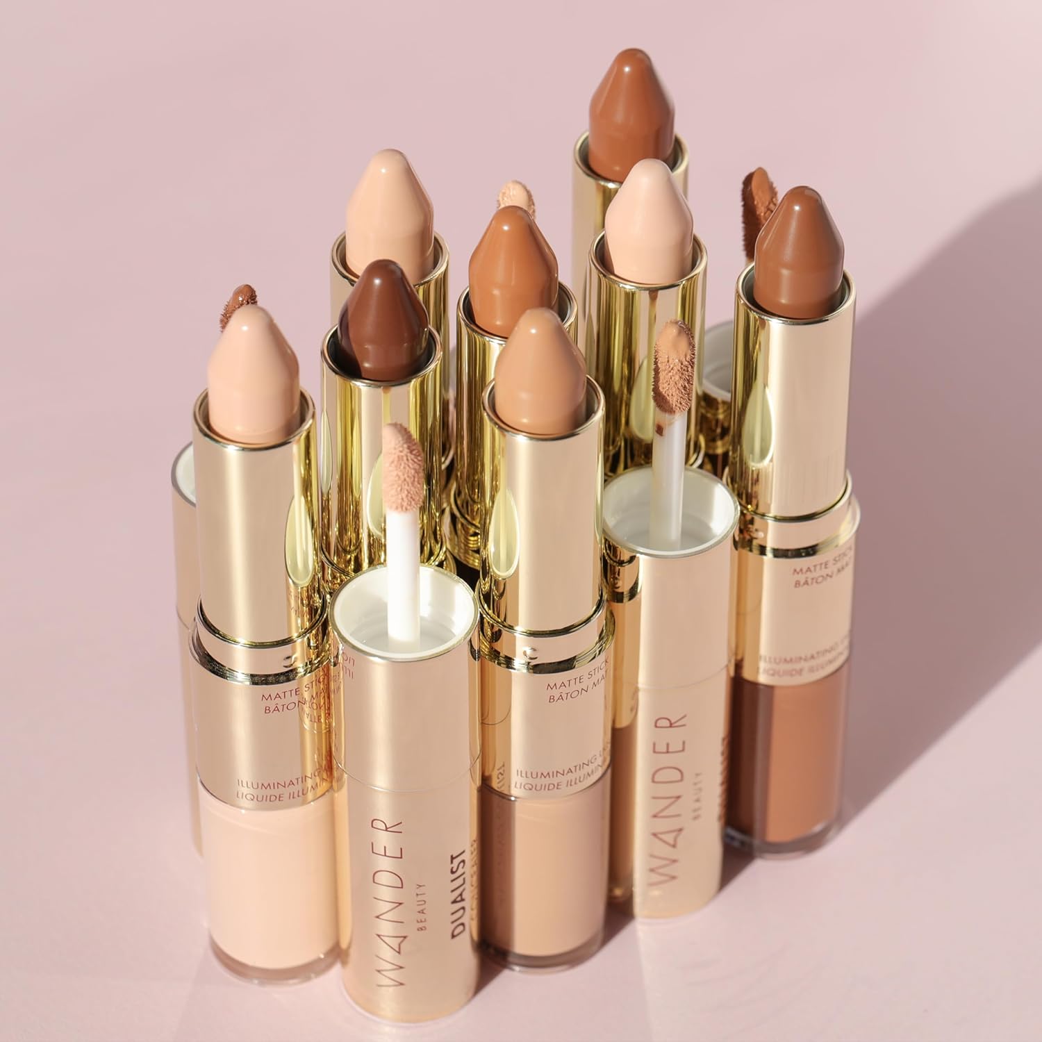 Wander Beauty Dualist Matte and Illuminating Concealer Makeup - Ivory Fair - Dual-Ended Matte & Liquid Concealer Stick - Full Coverage Formula to Brighten, Firm & Hydrates Under Eyes - 0.28 fl oz - Image 5