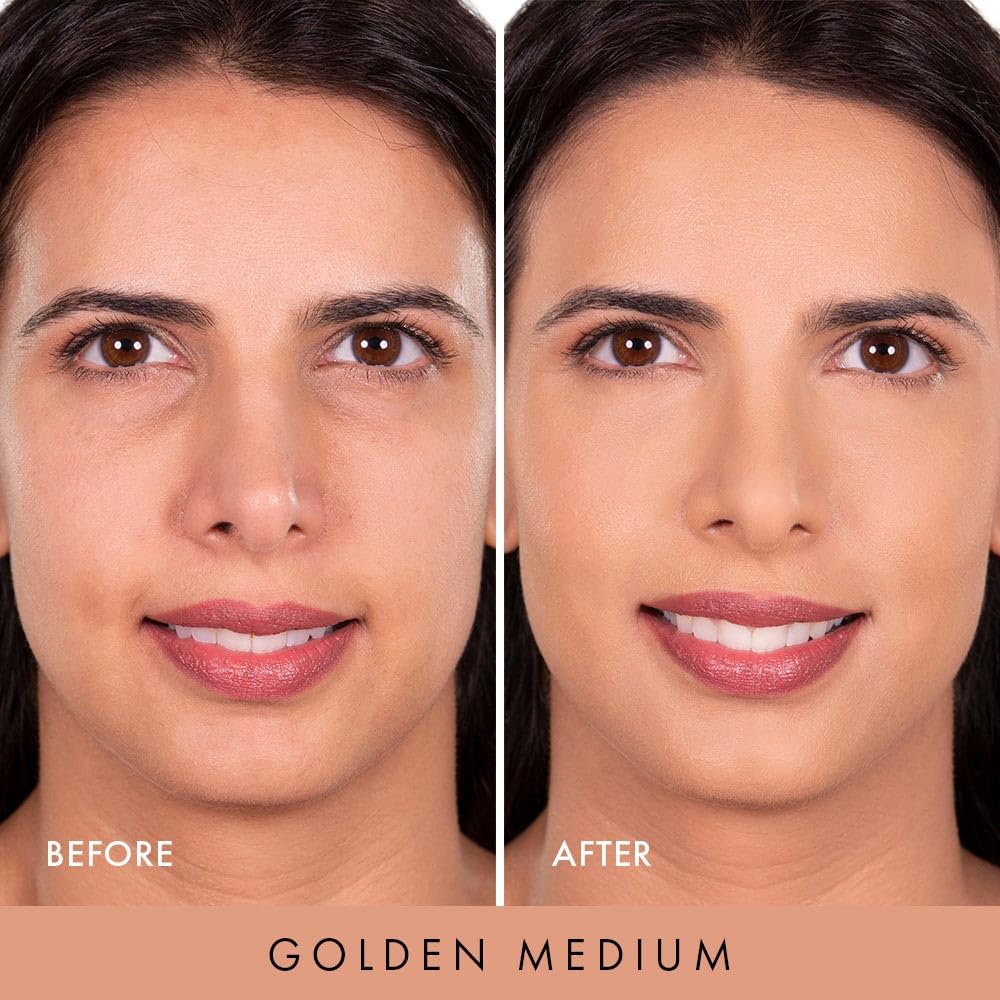 Wander Beauty Wanderlust Powder Foundation - Golden Medium - Blur & Even Skin Tone - Perfect & Hydrate With Hyaluronic Acid, Aloe, Honeysuckle, & Vitamin E - Lightweight, Buildable Coverage - 0.31 oz - Image 2