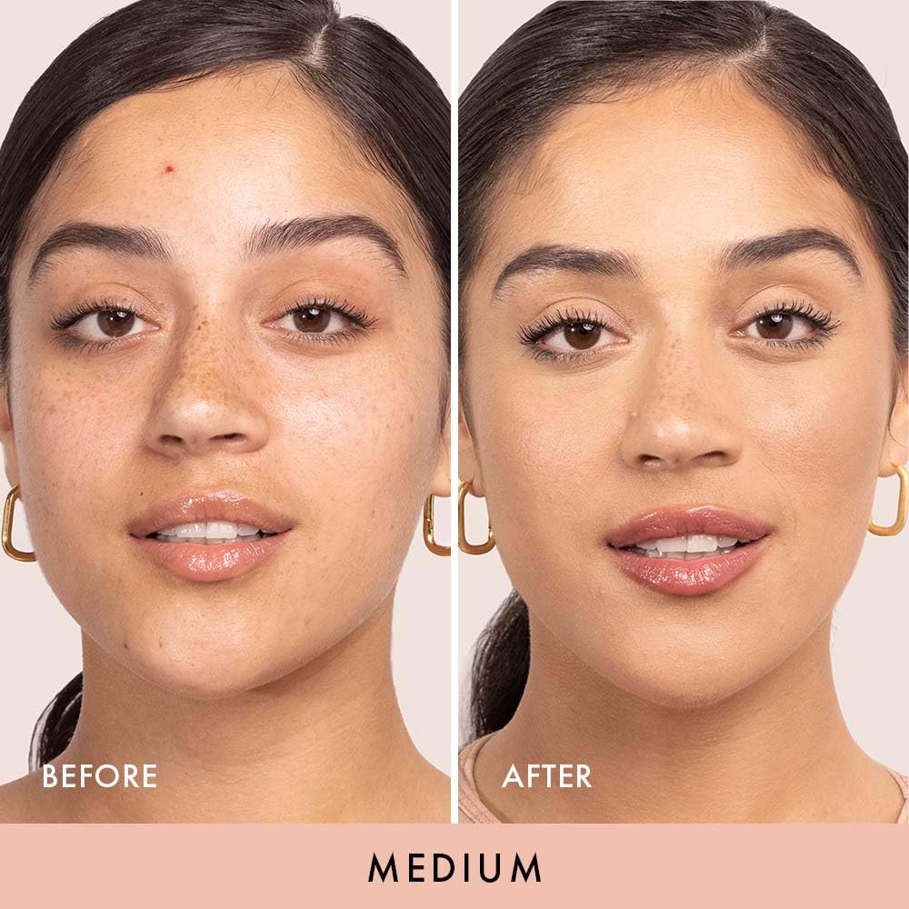 Wander Beauty Wanderlust Powder Foundation - Medium - Blurs and Evens Skin Tone - Perfects and Hydrates With Hyaluronic Acid, Aloe, Honeysuckle, & Vitamin E - Lightweight, Buildable Coverage - 0.31 oz - Image 2