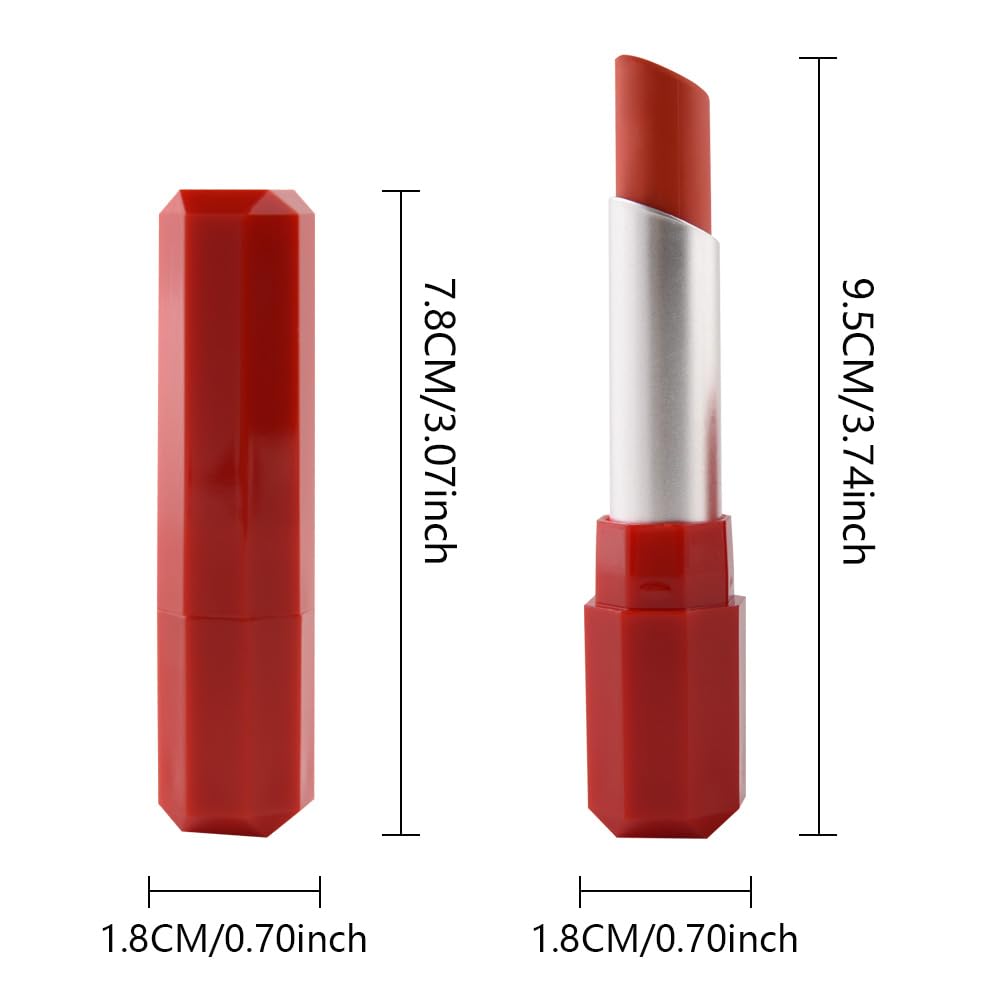 Warm Coral Matte Lipstick - Lip Crayon & Face Paint Stick for Women, Smooth Pigmented for Everyday Halloween Birthday Party Wear, Younger-Looking Lip Makeup, Labial con color para uso diario 06 - Image 7