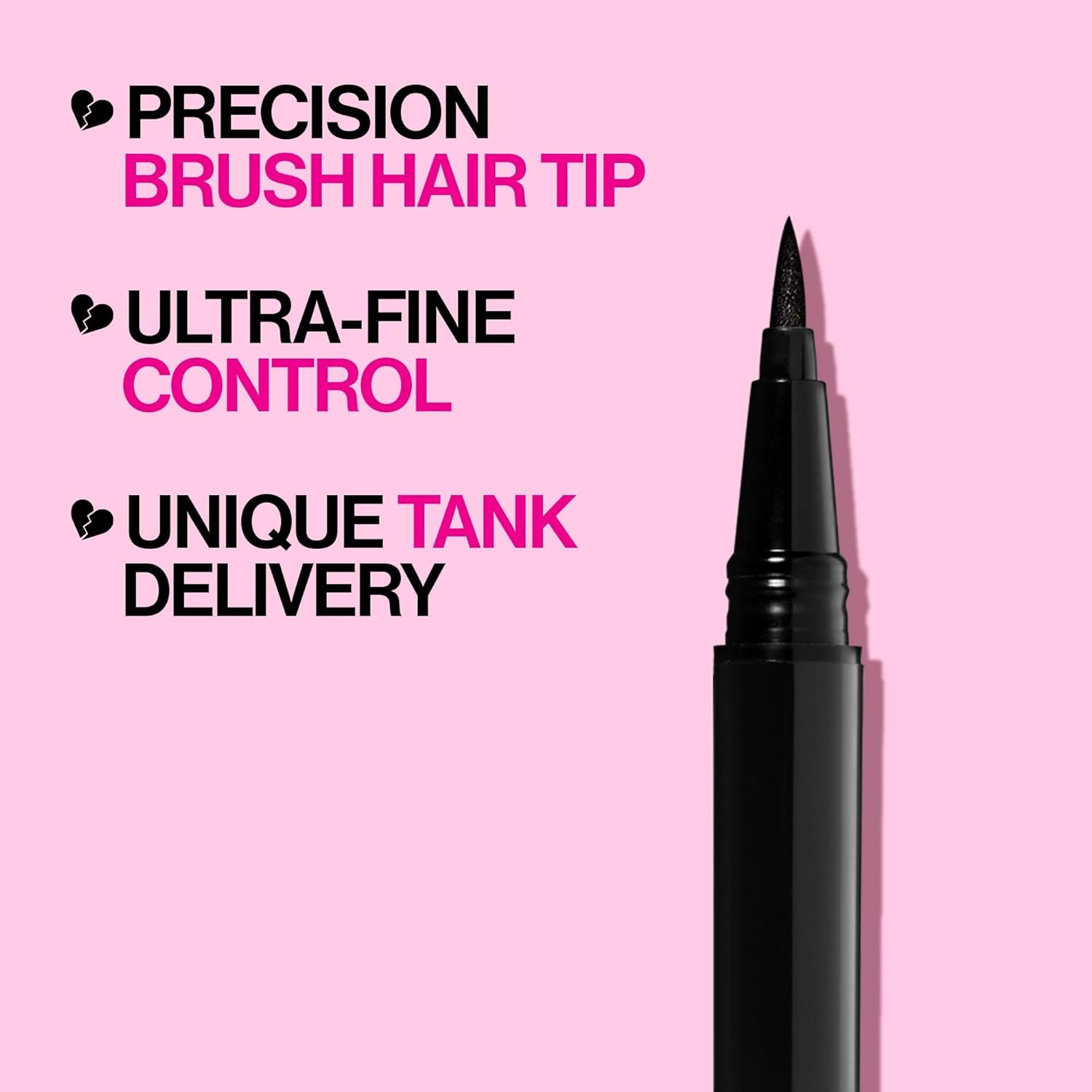 wet n wild Mega Last Breakup Proof Liquid Eyeliner - Ultra-Fine Brush, Waterproof, 16-Hour Long-Lasting Wear- Cruelty-Free & Vegan - Black - Image 21