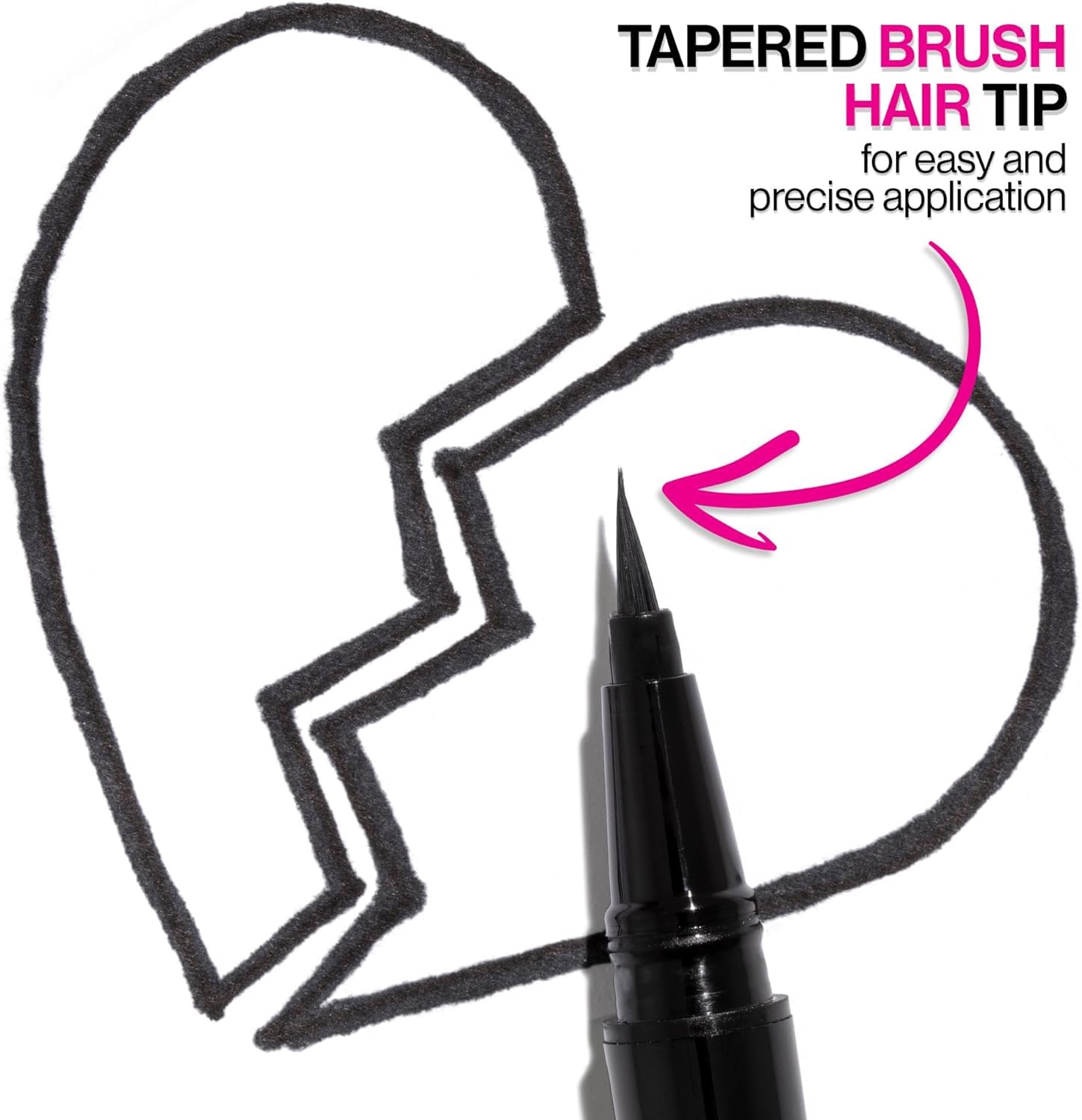 wet n wild Mega Last Breakup Proof Liquid Eyeliner - Ultra-Fine Brush, Waterproof, 16-Hour Long-Lasting Wear- Cruelty-Free & Vegan - Black - Image 15