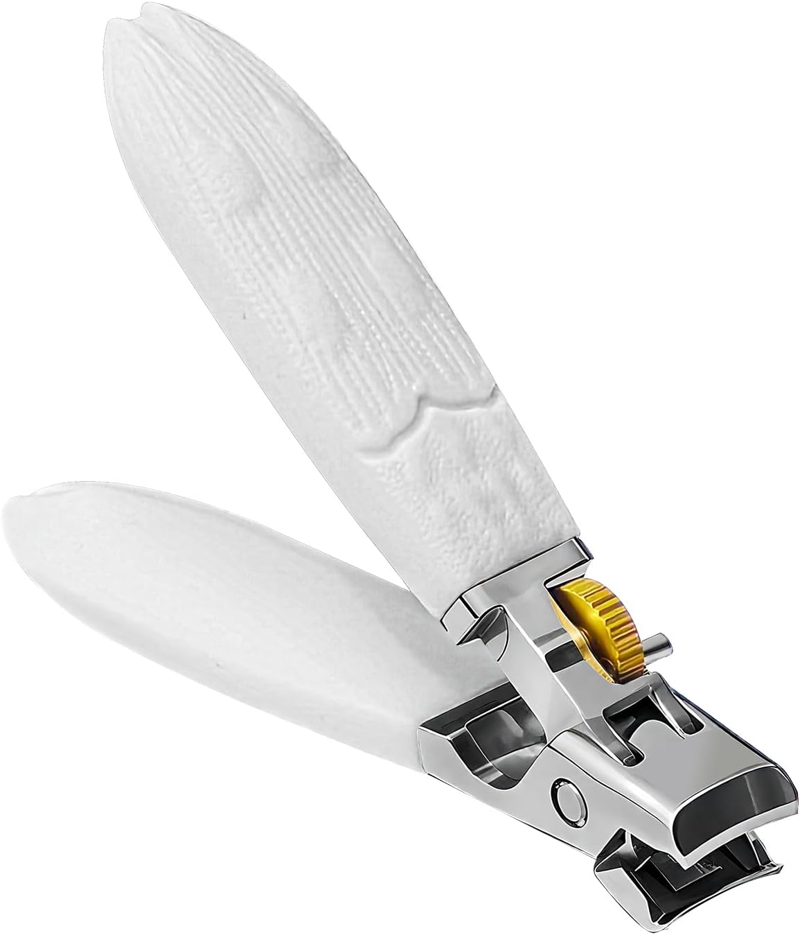 Wide Jaw Anti-Slip Nail Clippers with Safety Lock & Splash Guard – Razor-Sharp Blades for Thick Nails, Heavy Duty Stainless Steel Clipper for Women/Men/Kids/Seniors​